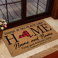 Ohaprints-Doormat-Outdoor-Indoor-New-York-Red-Plaid-Pattern-Custom-Personalized-Name-Number-Rubber-Door-Mat-137-