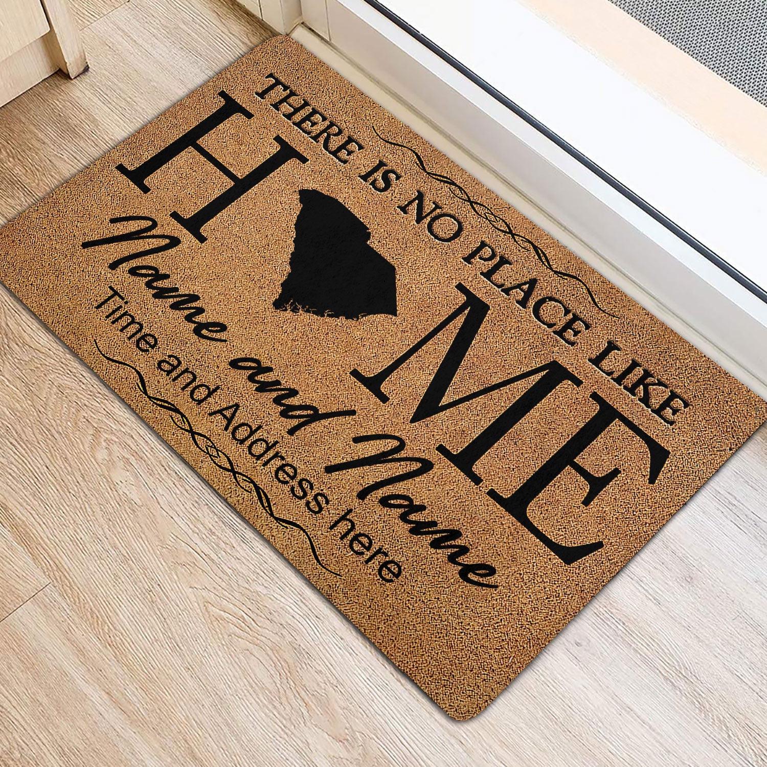 Ohaprints-Doormat-Outdoor-Indoor-Place-Like-Home-South-Carolina-Custom-Personalized-Name-Number-Rubber-Door-Mat-138-