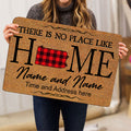 Ohaprints-Doormat-Outdoor-Indoor-Pennsylvania-Red-Plaid-Pattern-Custom-Personalized-Name-Number-Rubber-Door-Mat-143-