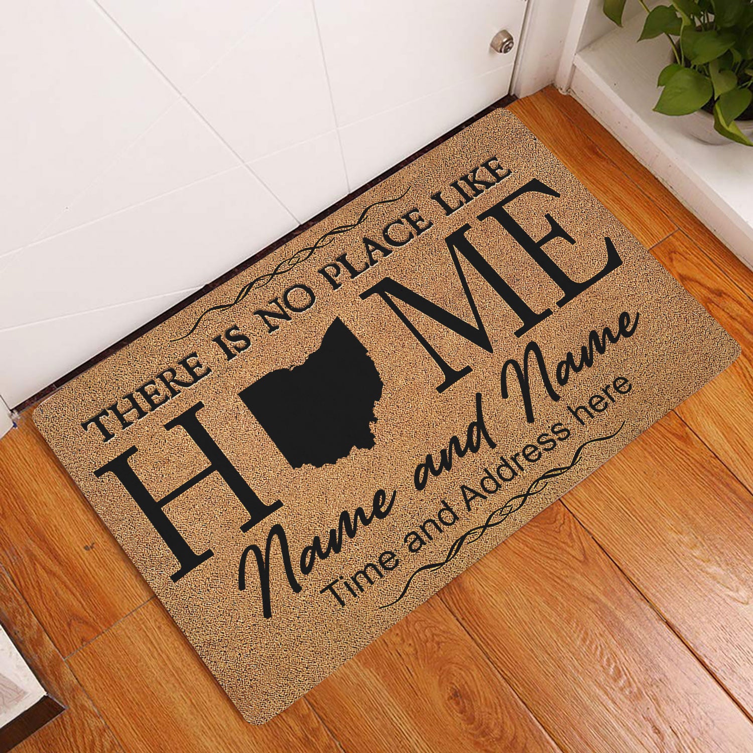 Ohaprints-Doormat-Outdoor-Indoor-Place-Like-Home-Ohio-Custom-Personalized-Name-Number-Rubber-Door-Mat-144-