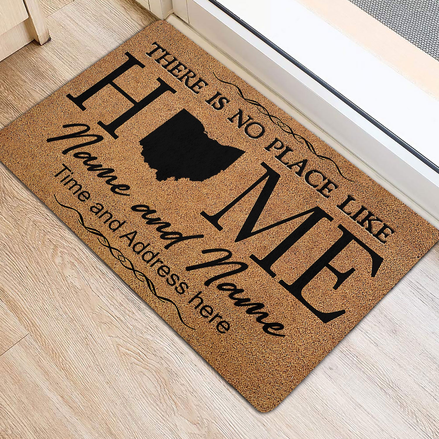 Ohaprints-Doormat-Outdoor-Indoor-Place-Like-Home-Ohio-Custom-Personalized-Name-Number-Rubber-Door-Mat-144-