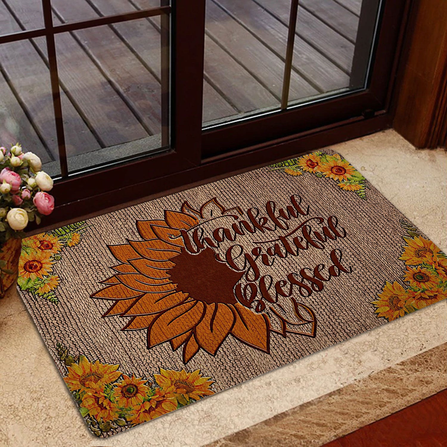 Ohaprints-Doormat-Outdoor-Indoor-Happy-Thanksgiving-Greatful-Thankful-Blessed-Sunflower-Rubber-Door-Mat-41-