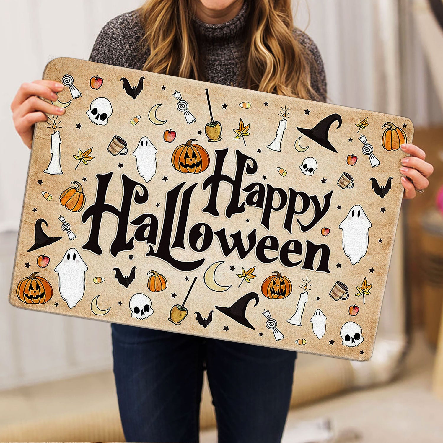 Ohaprints-Doormat-Outdoor-Indoor-Happy-Halloween-Ghost-And-Pumpkin-Pattern-Rubber-Door-Mat-43-