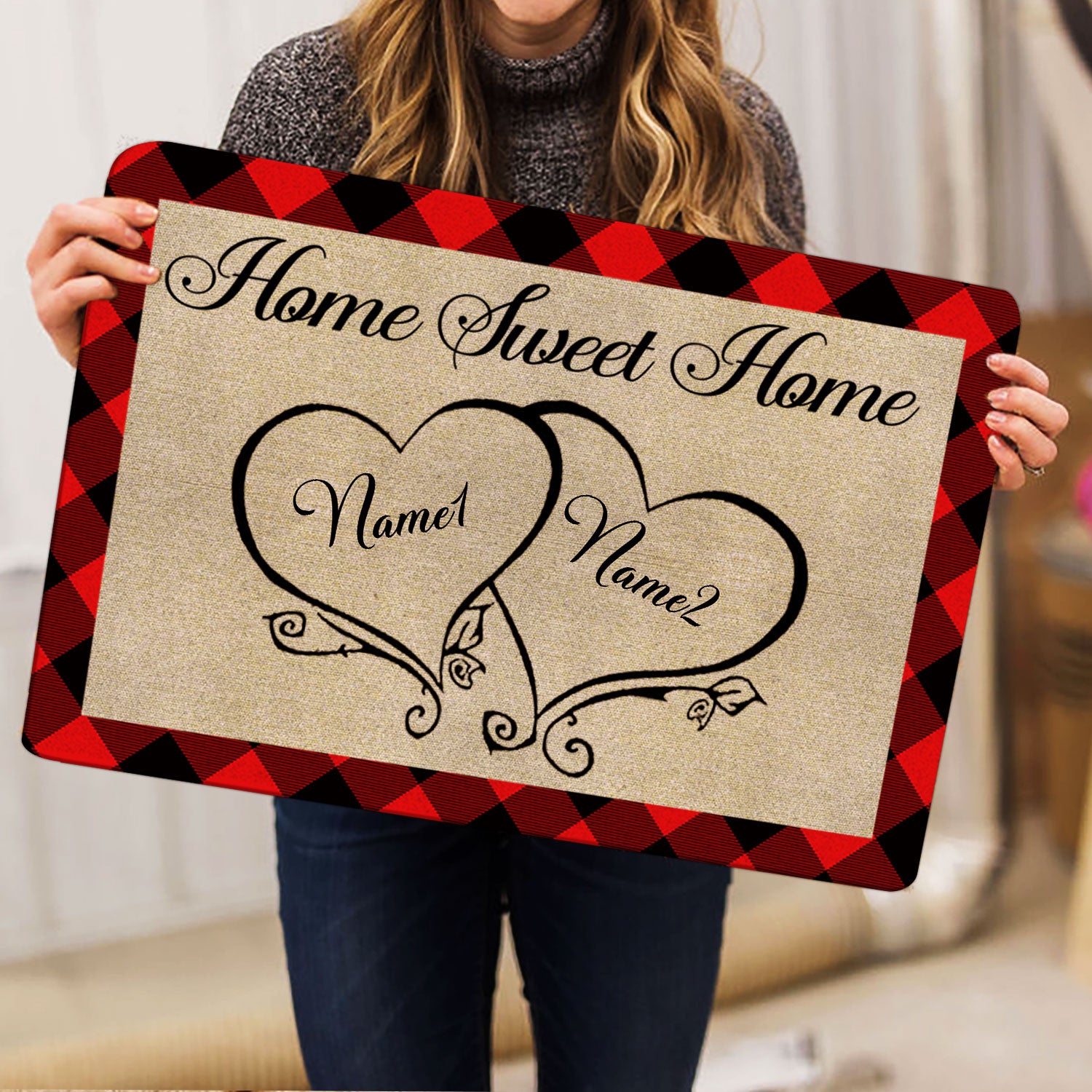 Ohaprints-Doormat-Outdoor-Indoor-Home-Sweet-Home-Custom-Personalized-Name-Rubber-Door-Mat-195-