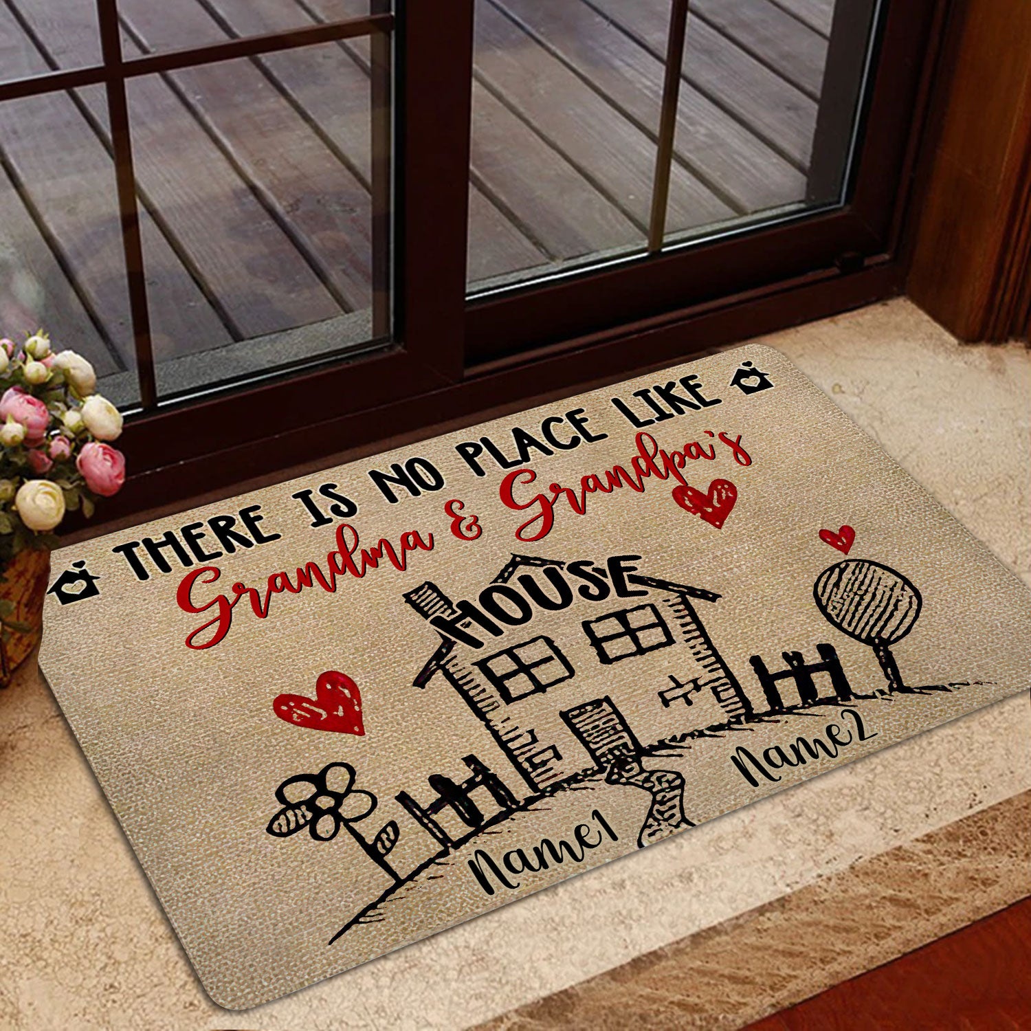 Ohaprints-Doormat-Outdoor-Indoor-Place-Like-Grandma--Grandpa'S-House-Custom-Personalized-Name-Rubber-Door-Mat-196-