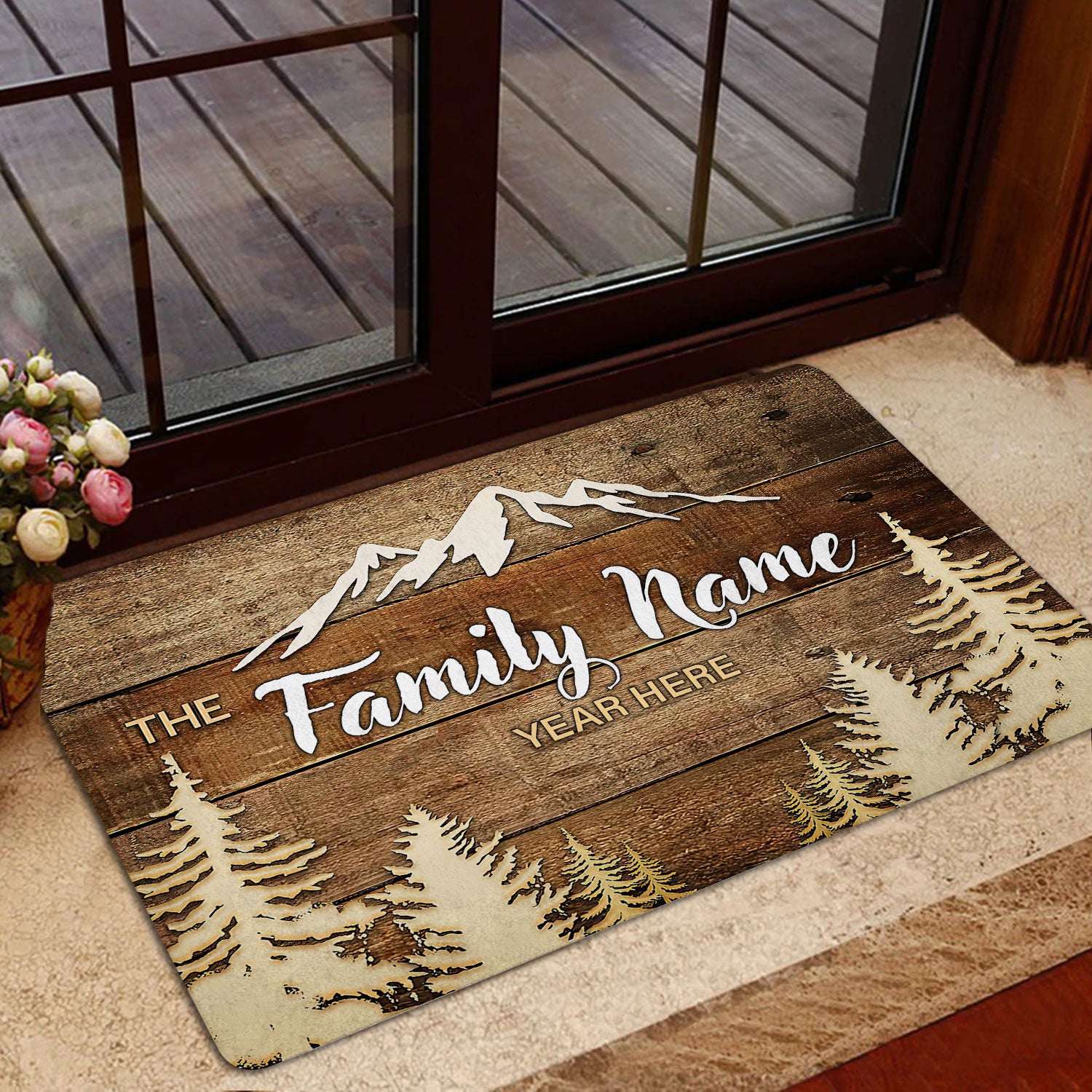 Ohaprints-Doormat-Outdoor-Indoor-The-Forest-Family-Name-Custom-Personalized-Name-Rubber-Door-Mat-198-