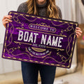 Ohaprints-Doormat-Outdoor-Indoor-Welcome-To-Purple-Boat-House-Custom-Personalized-Name-Number-Rubber-Door-Mat-207-