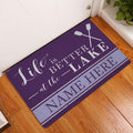 Ohaprints-Doormat-Outdoor-Indoor-Purple-Lake-House-Life-Custom-Personalized-Name-Rubber-Door-Mat-211-