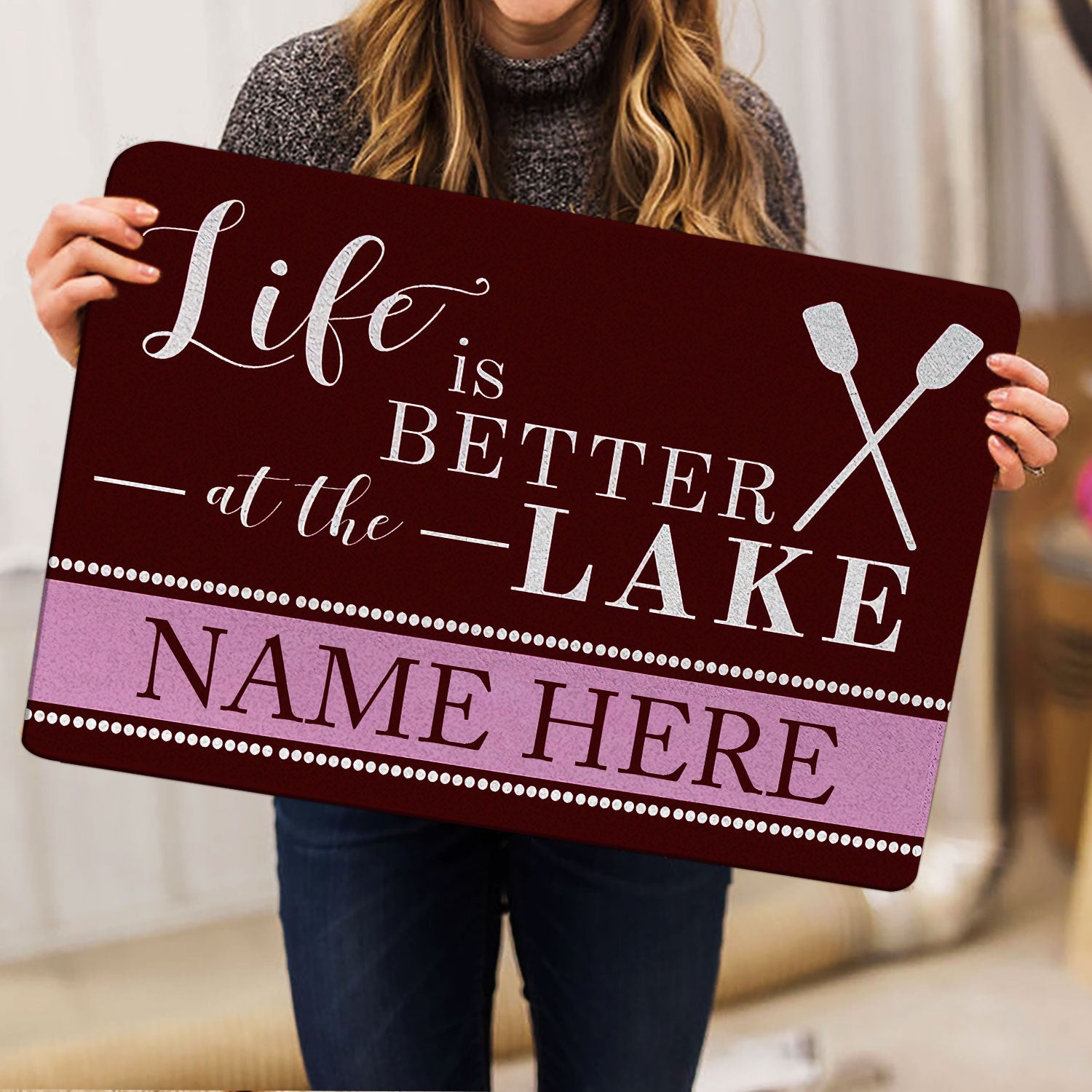 Ohaprints-Doormat-Outdoor-Indoor-Red-Lake-House-Life-Custom-Personalized-Name-Rubber-Door-Mat-212-