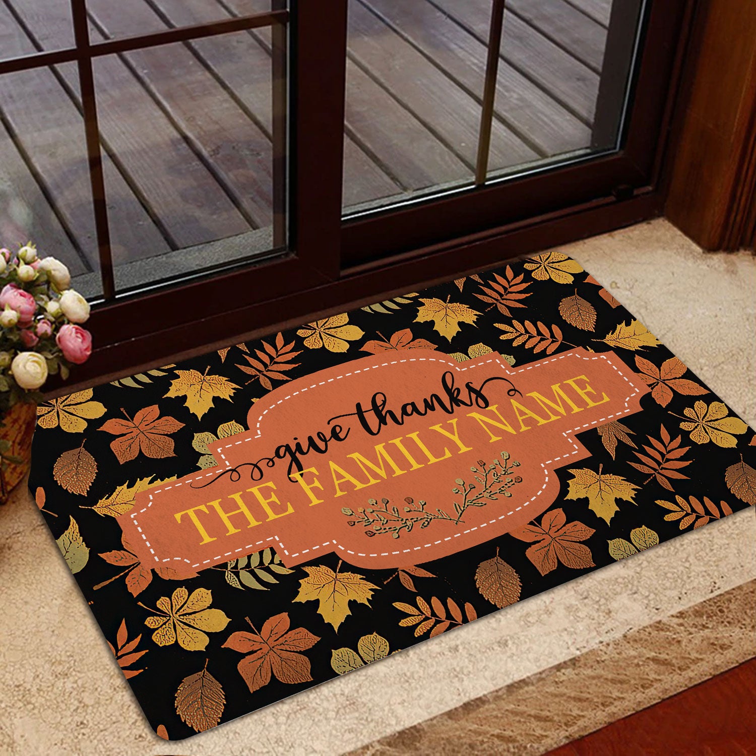 Ohaprints-Doormat-Outdoor-Indoor-Autumn-Leaves-Give-Thanks-Famiy-Custom-Personalized-Name-Rubber-Door-Mat-496-