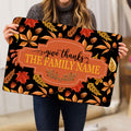 Ohaprints-Doormat-Outdoor-Indoor-Giving-Thanks-Family-Aumtumn-Leaves-Custom-Personalized-Name-Rubber-Door-Mat-497-