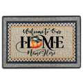 Ohaprints-Doormat-Outdoor-Indoor-Pumpkin-Welcome-To-My-Home-Custom-Personalized-Name-Rubber-Door-Mat-504-18'' x 30''