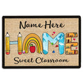 Ohaprints-Doormat-Outdoor-Indoor-Home-Sweet-Classroom-Pencil-Rainbow-Custom-Personalized-Name-Rubber-Door-Mat-516-18'' x 30''