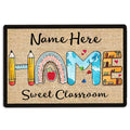 Ohaprints-Doormat-Outdoor-Indoor-Home-Sweet-Classroom-Love-Rainbow-Custom-Personalized-Name-Rubber-Door-Mat-520-18'' x 30''