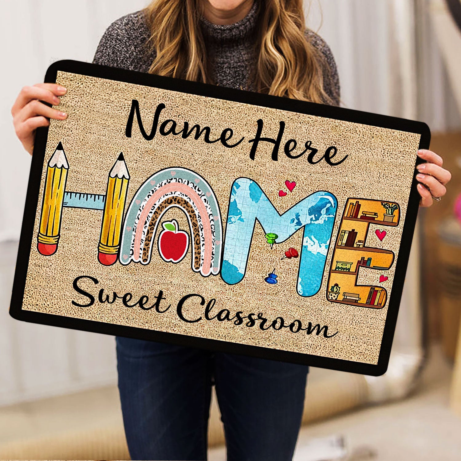 Ohaprints-Doormat-Outdoor-Indoor-Home-Sweet-Classroom-Love-Rainbow-Custom-Personalized-Name-Rubber-Door-Mat-520-