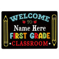 Ohaprints-Doormat-Outdoor-Indoor-Welcome-To-1St-Grade-Classroom-Custom-Personalized-Name-Rubber-Door-Mat-528-18'' x 30''