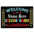 Ohaprints-Doormat-Outdoor-Indoor-Welcome-To-2Nd-Grade-Classroom-Custom-Personalized-Name-Rubber-Door-Mat-529-18'' x 30''