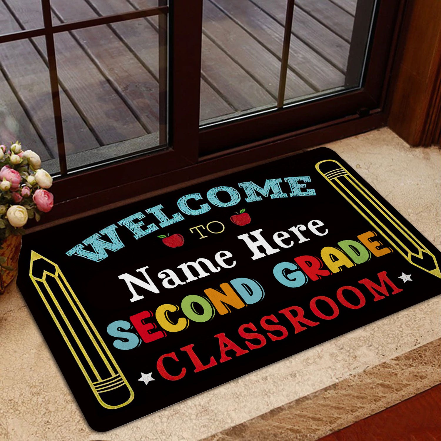 Ohaprints-Doormat-Outdoor-Indoor-Welcome-To-2Nd-Grade-Classroom-Custom-Personalized-Name-Rubber-Door-Mat-529-