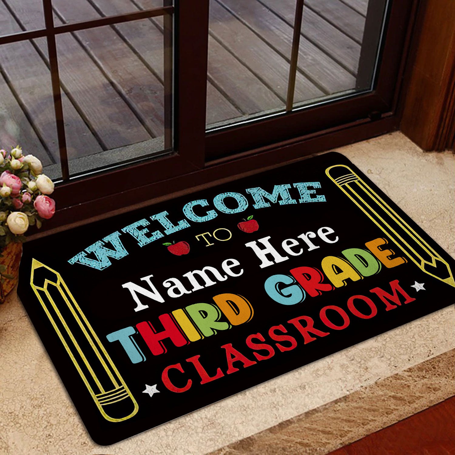 Ohaprints-Doormat-Outdoor-Indoor-Welcome-To-3Rd-Grade-Classroom-Custom-Personalized-Name-Rubber-Door-Mat-530-