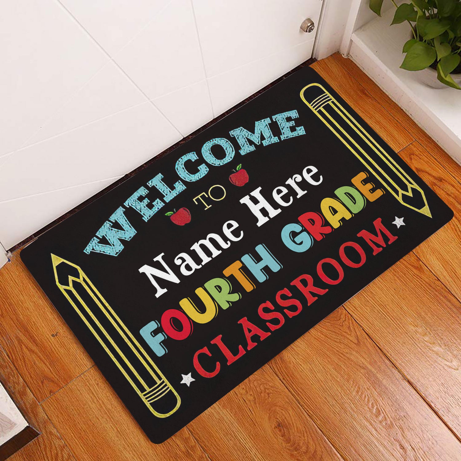 Ohaprints-Doormat-Outdoor-Indoor-Welcome-To-4Th-Grade-Classroom-Custom-Personalized-Name-Rubber-Door-Mat-531-