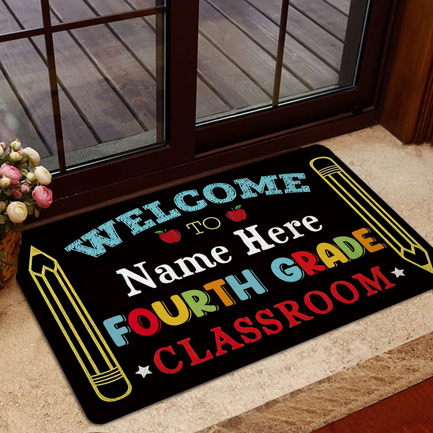 Ohaprints-Doormat-Outdoor-Indoor-Welcome-To-4Th-Grade-Classroom-Custom-Personalized-Name-Rubber-Door-Mat-531-