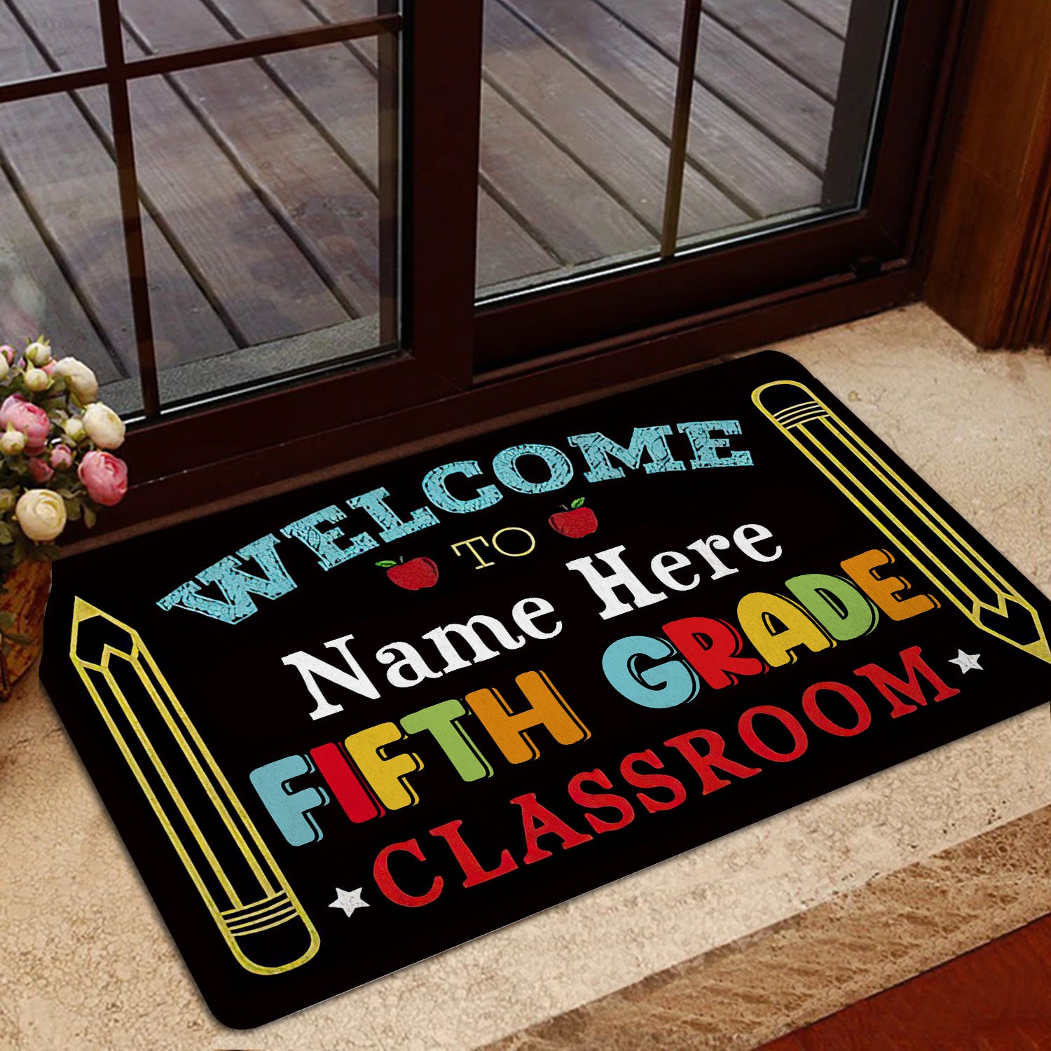 Ohaprints-Doormat-Outdoor-Indoor-Welcome-To-5Th-Grade-Classroom-Custom-Personalized-Name-Rubber-Door-Mat-532-