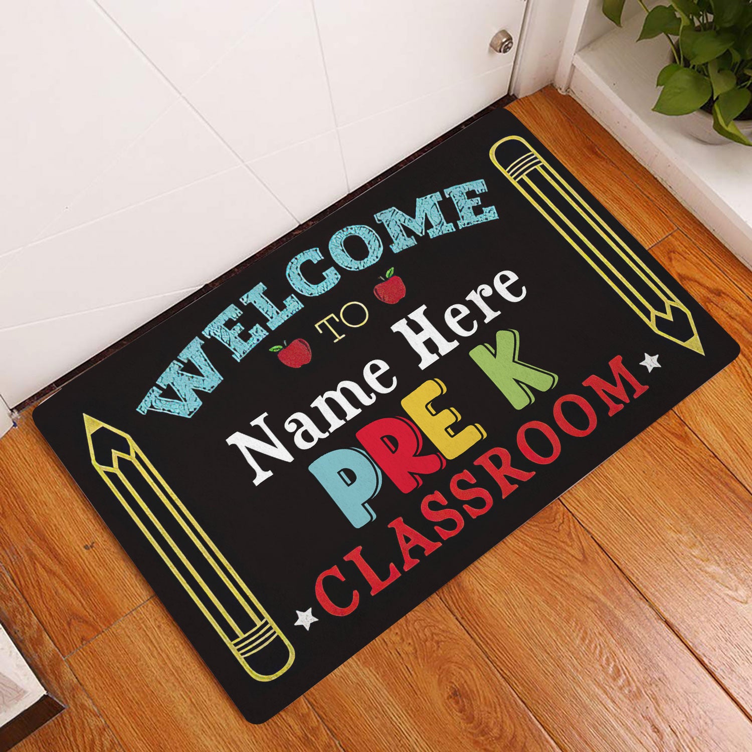 Ohaprints-Doormat-Outdoor-Indoor-Welcome-To-Pre-K-Classroom-Custom-Personalized-Name-Rubber-Door-Mat-535-