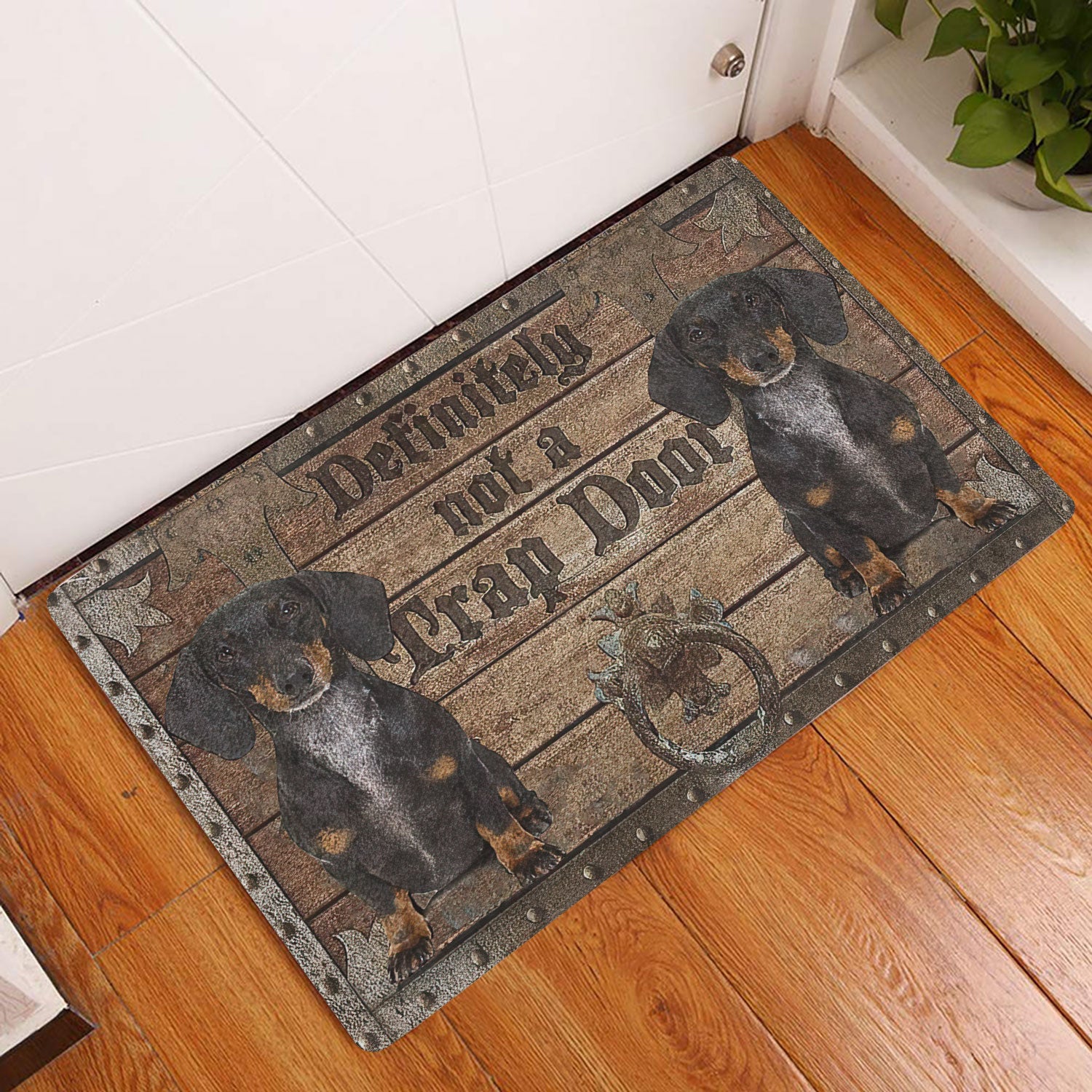 Ohaprints-Doormat-Outdoor-Indoor-Definitely-Not-A-Trap-Door-Dachshund-Rubber-Door-Mat-1931-