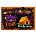 Ohaprints-Doormat-Outdoor-Indoor-Halloween-Camping-Trick-Treat-Custom-Personalized-Name-Rubber-Door-Mat-15-18'' x 30''