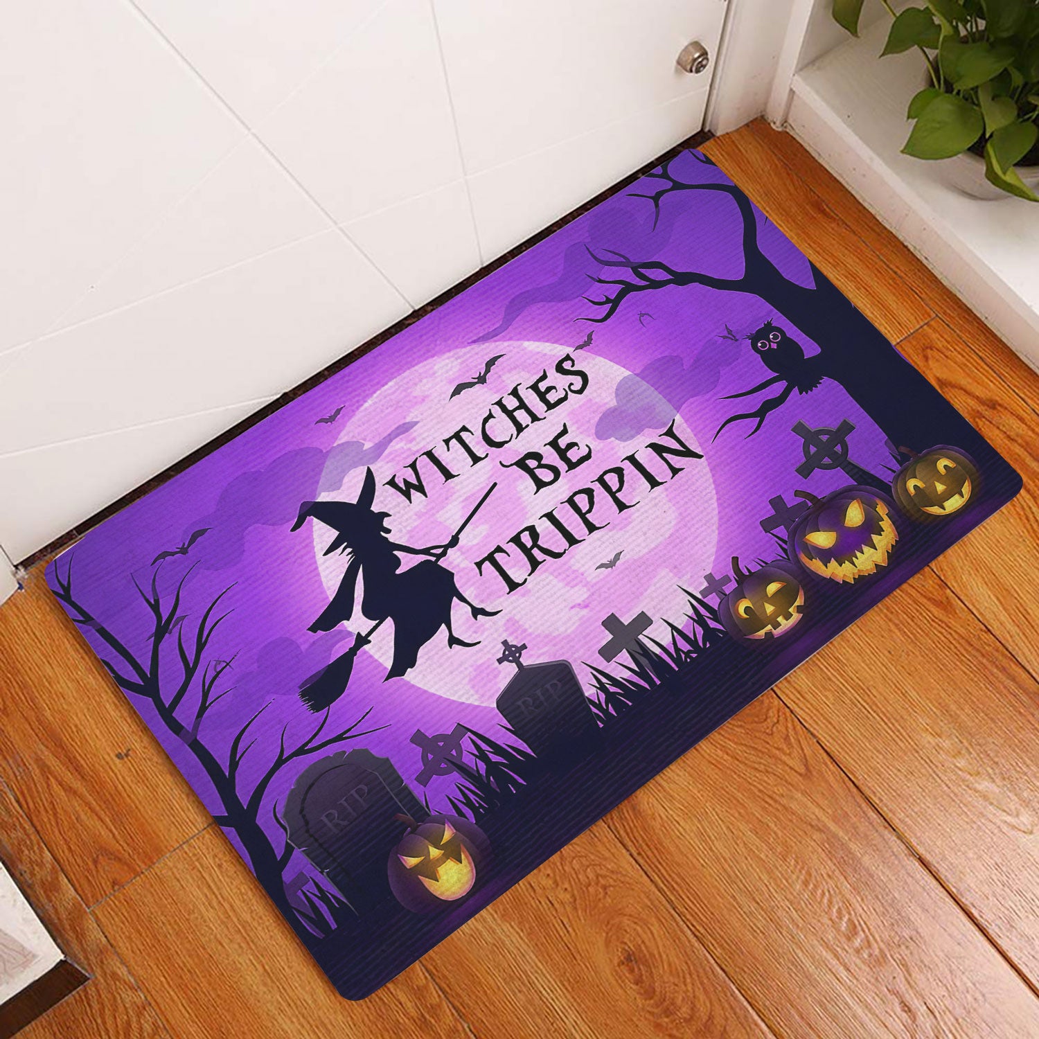 Ohaprints-Doormat-Outdoor-Indoor-Halloween-Purple-Night-Witches-Be-Trippin-Rubber-Door-Mat-17-