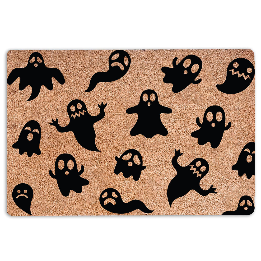 Ohaprints-Doormat-Outdoor-Indoor-Halloween-Ghost-Pattern-Rubber-Door-Mat-20-18'' x 30''