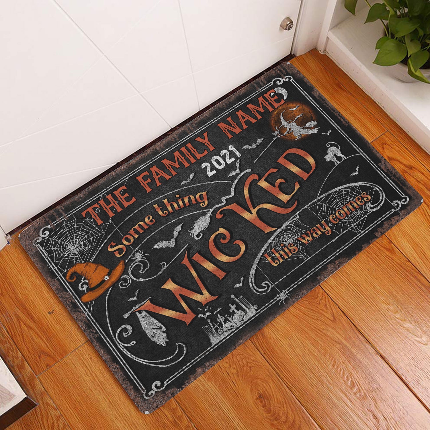 Ohaprints-Doormat-Outdoor-Indoor-Halloween-Something-Wicked-Custom-Personalized-Name-Rubber-Door-Mat-26-