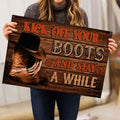 Ohaprints-Doormat-Outdoor-Indoor-Kick-Off-Your-Boots-Wood-Pattern-Cowboy-Cowgirl-Brown-Western-Rubber-Door-Mat-381-