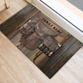 Ohaprints-Doormat-Outdoor-Indoor-Horse-Saddle-Cowboy-Cowgirl-Brown-Wood-Custom-Personalized-Name-Rubber-Door-Mat-448-