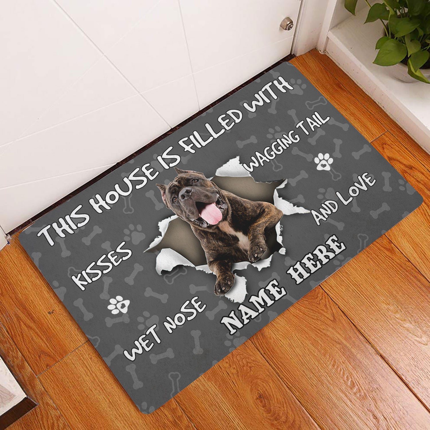 Ohaprints-Doormat-Outdoor-Indoor-Cane-Corso-Dog-Pet-Lover-Pawprint-Grey-Custom-Personalized-Name-Rubber-Door-Mat-1377-