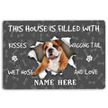 Ohaprints-Doormat-Outdoor-Indoor-English-Bulldog-Dog-Lover-Pawprint-Grey-Custom-Personalized-Name-Rubber-Door-Mat-1379-18'' x 30''