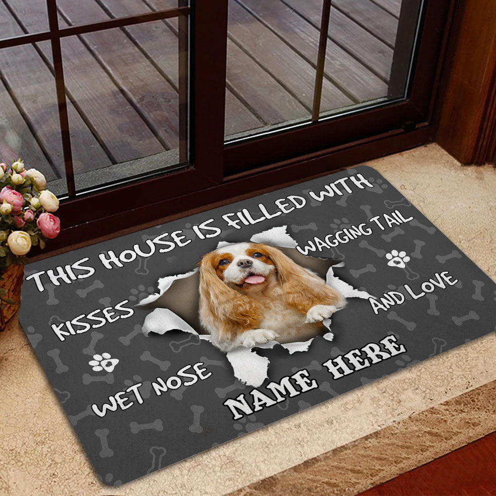 Ohaprints-Doormat-Outdoor-Indoor-Cavalier-King-Charles-Spaniel-Dog-Custom-Personalized-Name-Rubber-Door-Mat-1386-