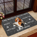 Ohaprints-Doormat-Outdoor-Indoor-Basset-Hound-Dog-Lover-Pawprint-Grey-Custom-Personalized-Name-Rubber-Door-Mat-1389-