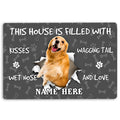 Ohaprints-Doormat-Outdoor-Indoor-Golden-Retriever-Dog-Pet-Lover-Pawprint-Custom-Personalized-Name-Rubber-Door-Mat-1390-18'' x 30''