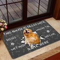 Ohaprints-Doormat-Outdoor-Indoor-Golden-Retriever-Dog-Pet-Lover-Pawprint-Custom-Personalized-Name-Rubber-Door-Mat-1390-