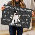 Ohaprints-Doormat-Outdoor-Indoor-Boston-Terrier-Dog-Lover-Pawprint-Grey-Custom-Personalized-Name-Rubber-Door-Mat-1394-