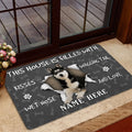 Ohaprints-Doormat-Outdoor-Indoor-Husky-Dog-Pet-Lover-Pawprint-Grey-Custom-Personalized-Name-Rubber-Door-Mat-1398-