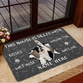 Ohaprints-Doormat-Outdoor-Indoor-Border-Collie-Dog-Lover-Pawprint-Grey-Custom-Personalized-Name-Rubber-Door-Mat-1401-