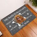 Ohaprints-Doormat-Outdoor-Indoor-Poodle-Dog-Pet-Lover-Pawprint-Grey-Custom-Personalized-Name-Rubber-Door-Mat-1405-