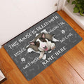 Ohaprints-Doormat-Outdoor-Indoor-Bull-Terrier-Dog-Lover-Pawprint-Grey-Custom-Personalized-Name-Rubber-Door-Mat-1413-