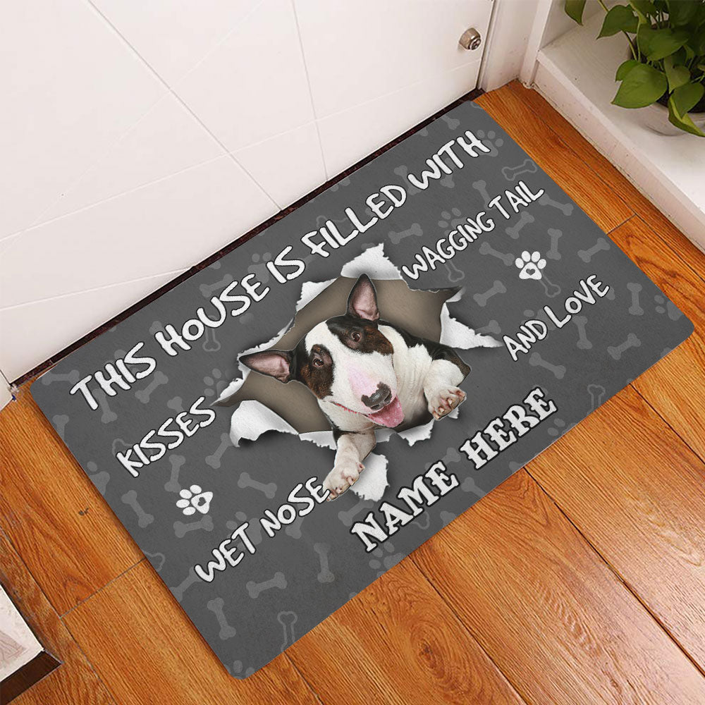 Ohaprints-Doormat-Outdoor-Indoor-Bull-Terrier-Dog-Lover-Pawprint-Grey-Custom-Personalized-Name-Rubber-Door-Mat-1413-