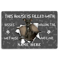 Ohaprints-Doormat-Outdoor-Indoor-Greyhound-Dog-Pet-Lover-Pawprint-Grey-Custom-Personalized-Name-Rubber-Door-Mat-1414-18'' x 30''