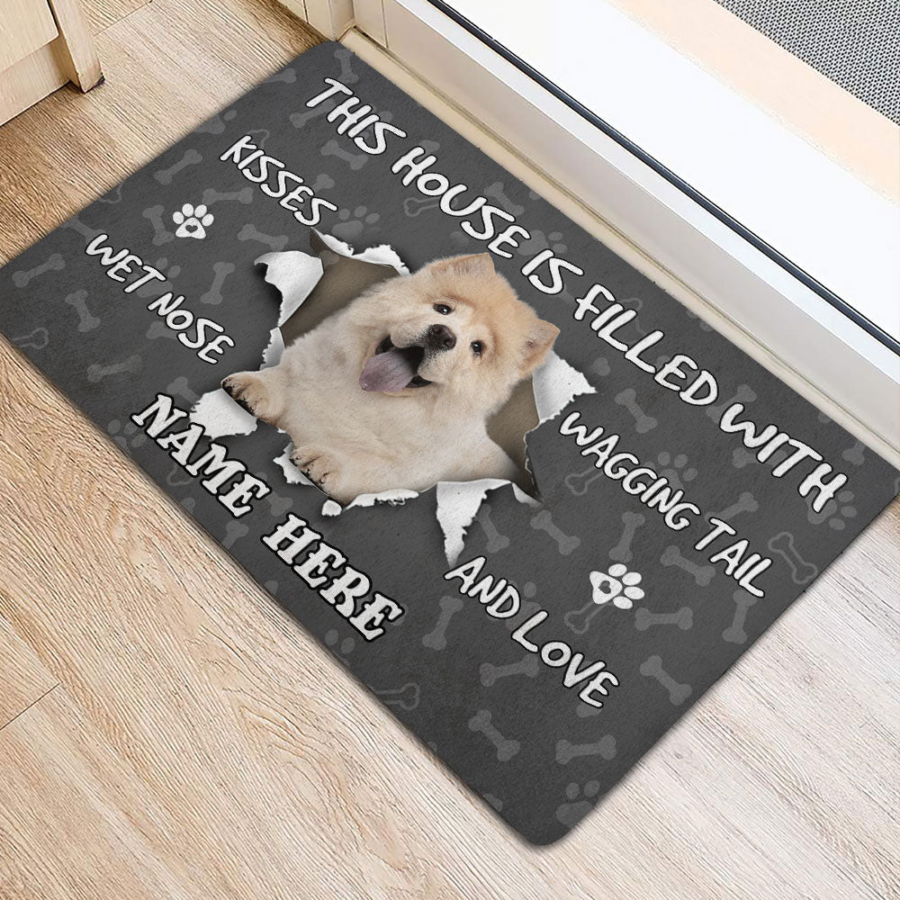 Ohaprints-Doormat-Outdoor-Indoor-Chow-Chow-Dog-Pet-Lover-Pawprint-Grey-Custom-Personalized-Name-Rubber-Door-Mat-1417-