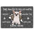 Ohaprints-Doormat-Outdoor-Indoor-Chihuahua-Dog-Lover-Pawprint-Grey-Custom-Personalized-Name-Rubber-Door-Mat-1418-18'' x 30''