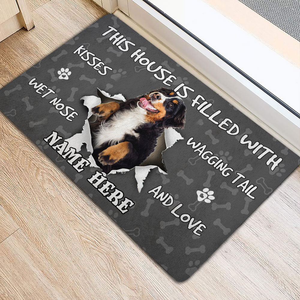 Ohaprints-Doormat-Outdoor-Indoor-Bernese-Mountain-Dog-Pet-Lover-Pawprint-Custom-Personalized-Name-Rubber-Door-Mat-1421-